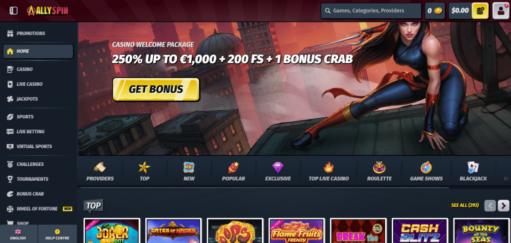 AllySpin casino review