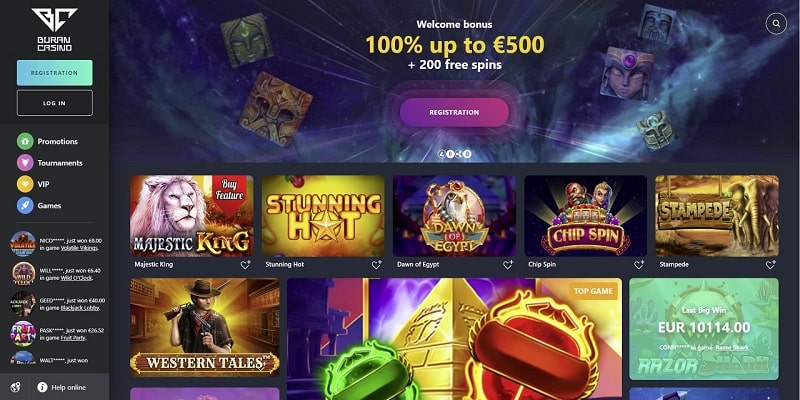 Buran Casino Review