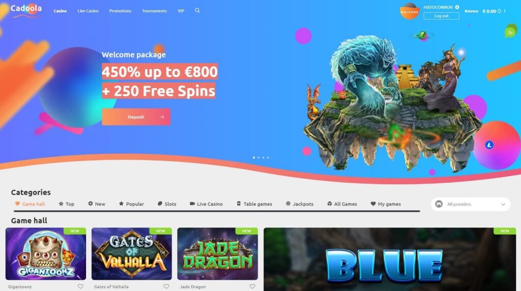 Cadoola Casino Review