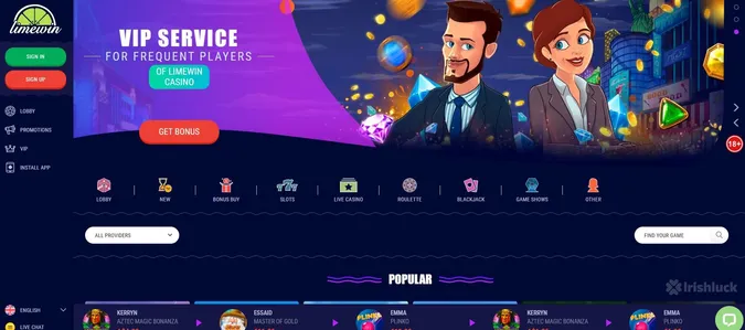 LimeWin casino review