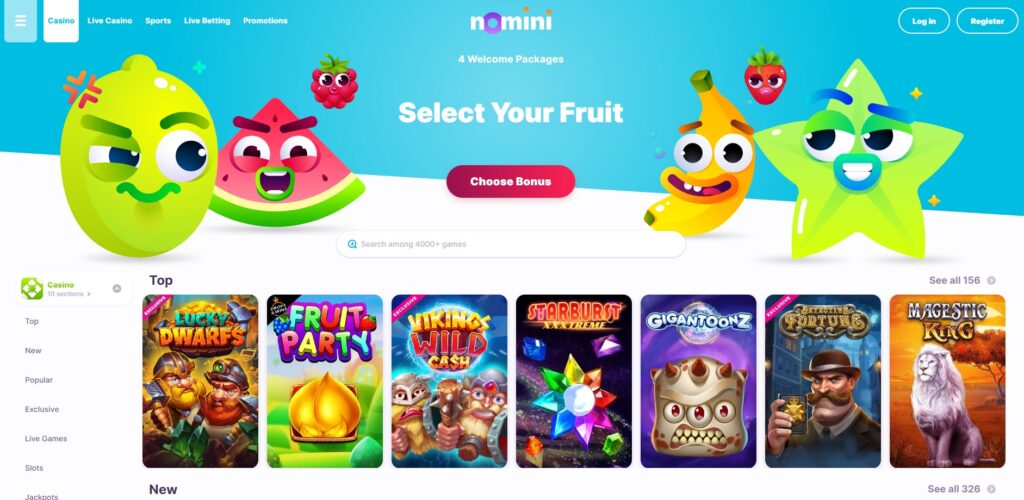 Nomini Casino Review