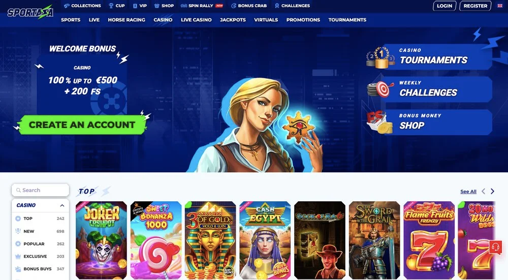 sportaza casino review